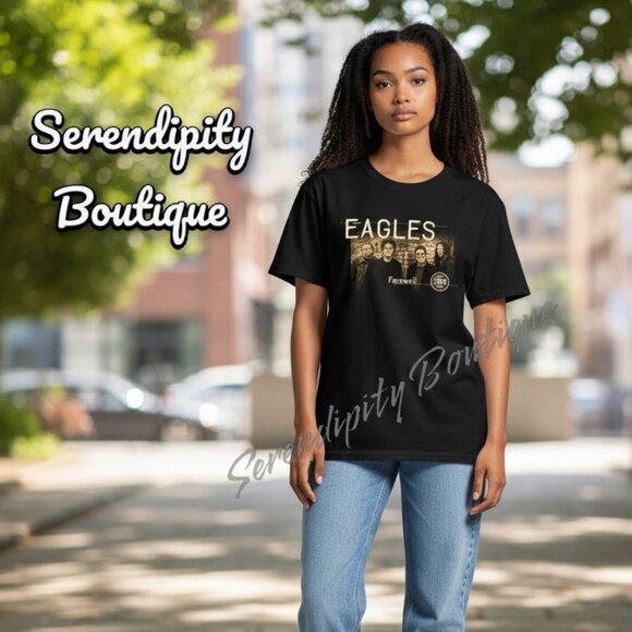 Eagles Rock Band 2005 Farewell Concert Tour 100% Cotton T Shirt - Picture 2 of 13